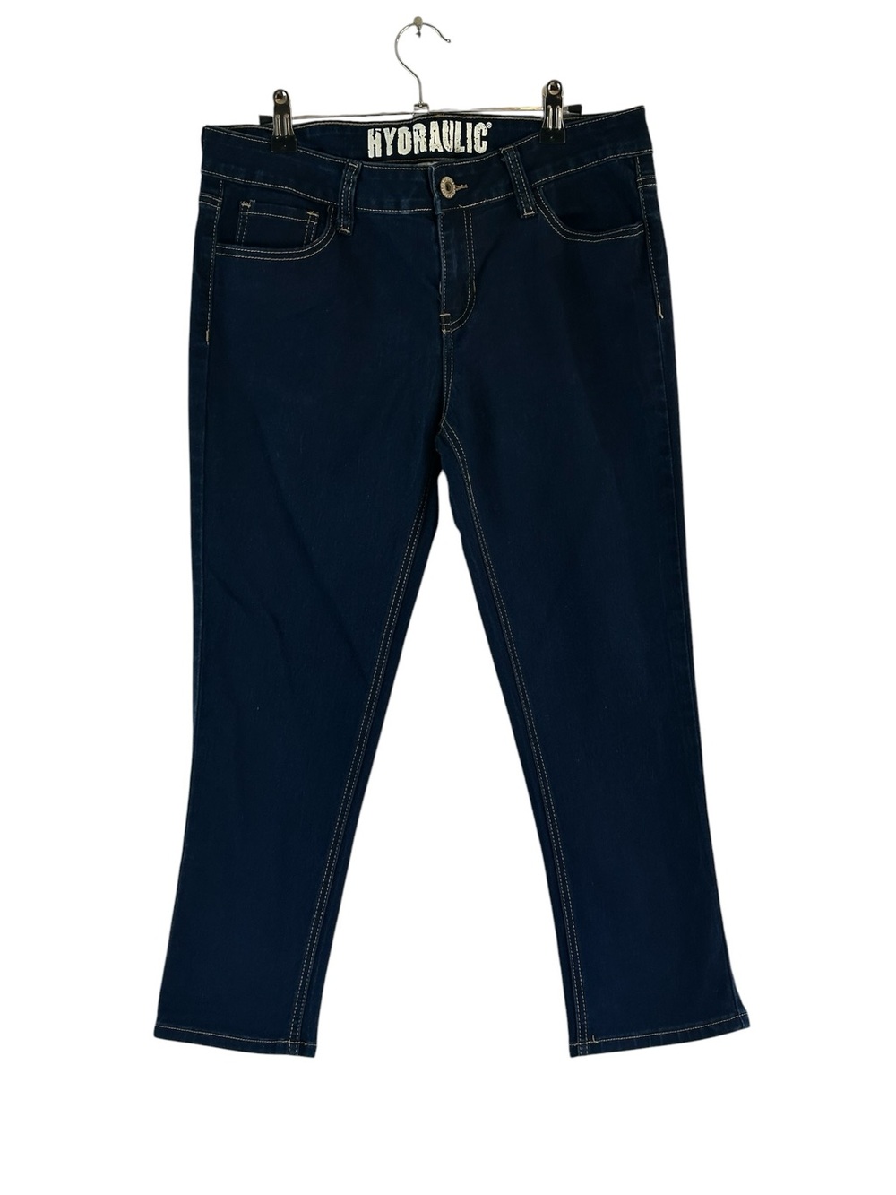 Hydraulic Dark Wash Skinny Stretch Jeans Women’s Size 13/14 Y2K Casual Denim